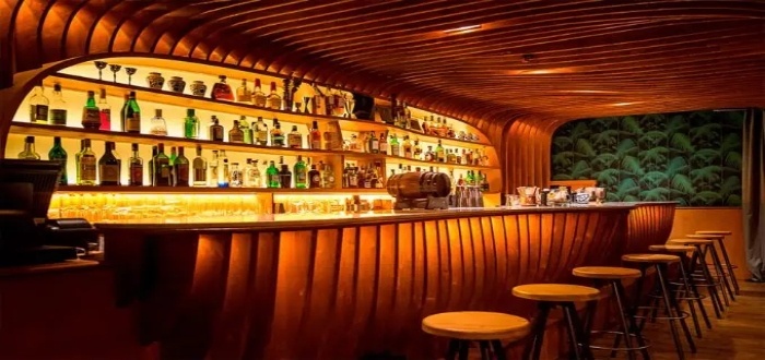 Bar en isla del Caribe