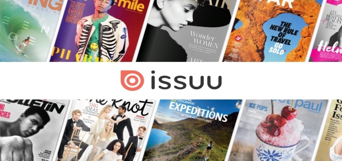 Plataforma de diseño de catálogos Issuu