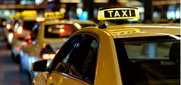 Servicio de taxis para los turistas en Brasil