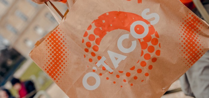 Bolsa del restaurante francés de tacos O'TACOS