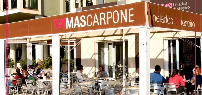 Local de cafetería de la franquicia Mascarpone