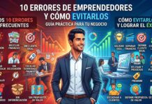 10 errores que cometen los emprendedores y formas de evitarlos en 2026 errores-de-emprendedores-mas-comunes