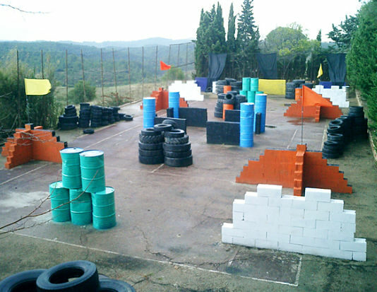 Cómo construir una campo de paintball