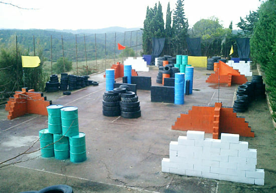 Cómo construir una campo de paintball