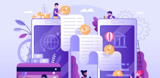 Cómo ganar dinero por Internet en el 2020 | Las 7 mejores opciones para generar ingresos ilustración de personas ganando dinero en línea