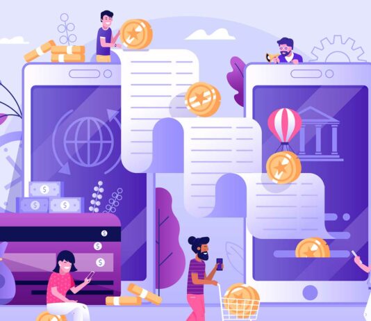 Cómo ganar dinero por Internet en el 2020 | Las 7 mejores opciones para generar ingresos ilustración de personas ganando dinero en línea