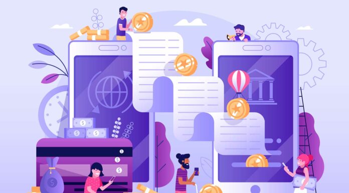 Cómo ganar dinero por Internet en el 2020 | Las 7 mejores opciones para generar ingresos ilustración de personas ganando dinero en línea