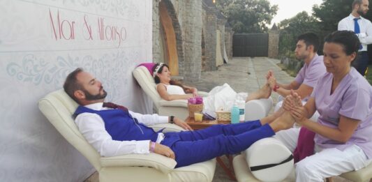 Cómo montar un stand de sesiones de masajes rápidos