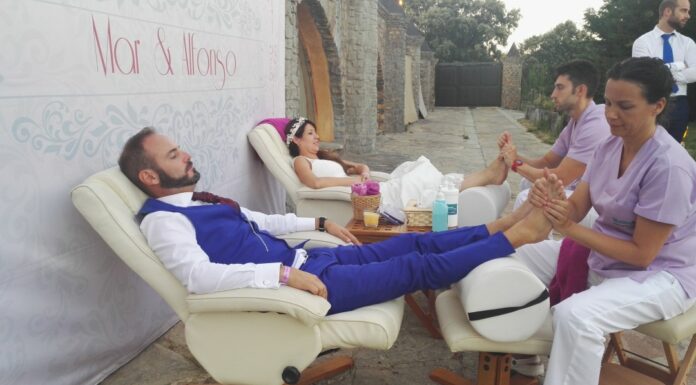 Cómo montar un stand de sesiones de masajes rápidos