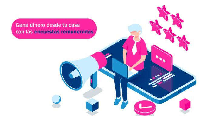 Encuestas pagadas | Gana dinero con este listado de las mejores páginas por países (2020) persona-sentada-desde-casa-online-haciendo-encuestas-pagadas