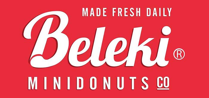 leyenda "made fresh daily Beleki Minidonuts"