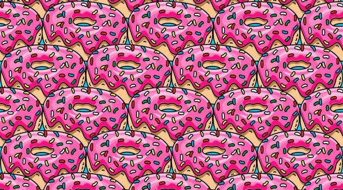 Venta de Donas | Consejos para hacer de ellas un negocio redondo ilustración de muchas donas como las de los simpsons, una tras de otra