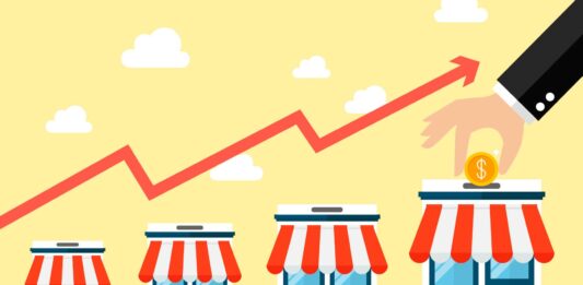 Franquicias rentables en México | 15 exitosas marcas para emprender ilustracion-mano-echando-moneda-establecimientos-franquicias