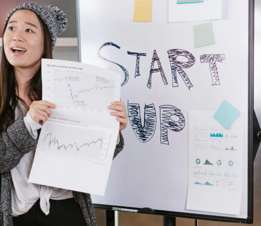 10 ejemplos de emprendimientos escalables | Sus características Mujer con uno de los ejemplos de emprendimientos escalables